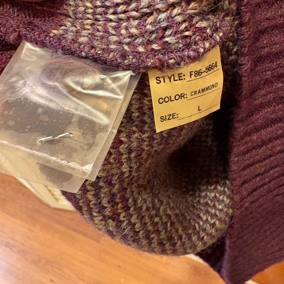 Vintage EMS Geometric Patterned Sweater Men’s Large Wool - Picture 6 of 6